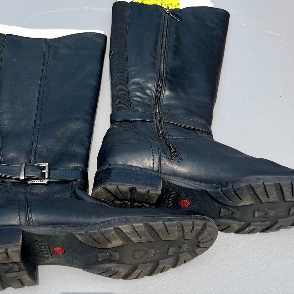 Blondo AquaProtect Black Boots Womens Size 9M